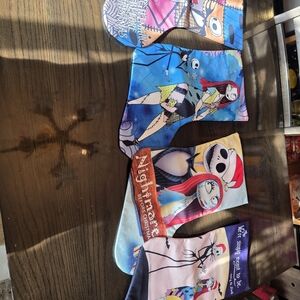 Nightmare Before Christmas Holiday Stockings Set X 4 Multicolor Nwot